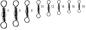 Preview: Jaxon Wirbel - 10 Stk. Präzisionswirbel, verschiedene Größen
